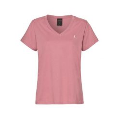 Koszulka damska z dekoltem w serek Musto. Czerwone koszulki sportowe damskie Musto, bez wzorów, bez kołnierzyka, bez ramiączek, żeglarskie. Za 226.50 zł.