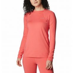 Koszulka termiczna damska Columbia Mwt Stretch W LS Top. Czerwone bielizna termoaktywna damska Columbia, m, bez wzorów, bez ramiączek. Za 219.00 zł.