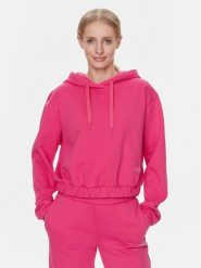 Guess Bluza Eleanora V4RQ09 KC5O0 Różowy Regular Fit. Czerwone bluzy damskie Guess, m, z aplikacjami, z bawełny, bez kaptura. Za 259.99 zł.