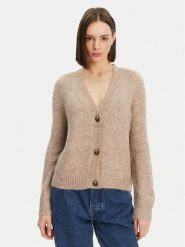 ONLY Kardigan Zoey 15332549 Beżowy Regular Fit. Brązowe kardigany damskie Only, xs, bez wzorów, z syntetyku. Za 139.99 zł.