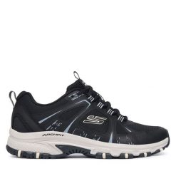 Trekkingi Skechers. Czarne obuwie sportowe damskie Skechers, trekkingowe. Za 379.99 zł.
