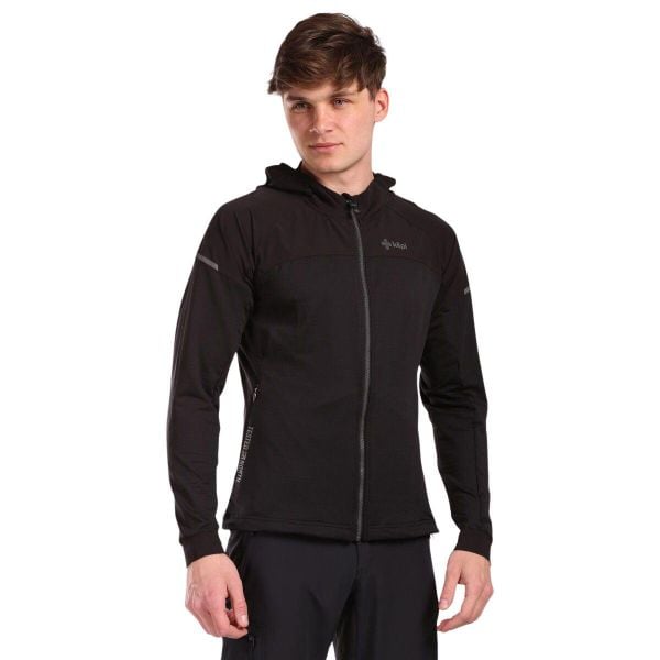 Bluza z kapturem Kilpi Memphis. Czarne bluzy męskie Kilpi, s, bez wzorów, z materiału, z kapturem. Za 267.13 zł.