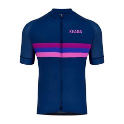 Męska koszulka rowerowa z krótkim rękawem - Sunset. Fioletowe buty sportowe męskie KEADA SPORTS, bez zapięcia, rowerowe. Za 332.00 zł.