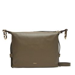 Torebka Furla. Brązowe listonoszki damskie Furla, bez wzorów, bez dodatków. Za 1,769.00 zł.