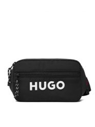 HUGO Saszetka nerka G00552 Czarny. Czarne torby i plecaki dziecięce Hugo, z materiału. Za 259.99 zł.