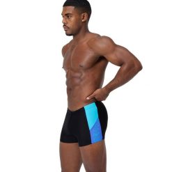 Kąpielówki męskie spodenki kąpielowe Speedo Dive Splice. Czarne kąpielówki męskie Speedo, m, bez wzorów, do pływania. Za 193.36 zł.