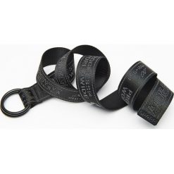 Długi pasek z nadrukiem - Czarny. Paski damskie marki Cropp. Za 29.99 zł.