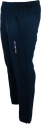 Męskie spodnie Playerlayer Bottoms granatowe. Niebieskie spodnie materiałowe męskie Givova, m, bez wzorów, z bawełny. Za 162.99 zł.