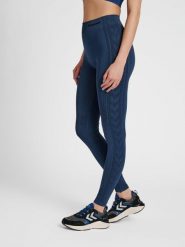 Damskie legginsy mid-rise Hummel Shaping. Niebieskie legginsy damskie Hummel, s, bez wzorów, z dzianiny, na fitness i siłownię. Za 164.00 zł.
