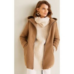 Mango - Płaszcz Audrey. Szare płaszcze damskie Mango, z materiału. Za 299.90 zł.