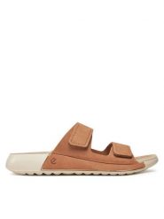 ECCO Klapki Cozmo W 20682302291 Brązowy. Brązowe klapki damskie ecco, bez wzorów, z nubiku, bez obcasa. Za 369.99 zł.