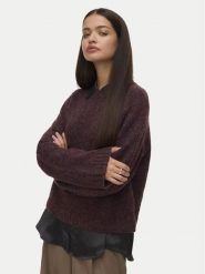 Vero Moda Sweter Ingrid 10331365 Fioletowy Regular Fit. Fioletowe swetry damskie Vero Moda, l, bez wzorów, z syntetyku, bez kołnierzyka, bez ramiączek, bez kaptura. Za 179.99 zł.