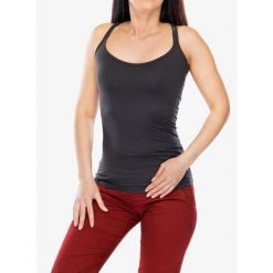 Top wspinaczkowy damski Ocun Corona Top. Szare koszulki sportowe damskie Ocun, bez wzorów, bez kołnierzyka, bez ramiączek, wspinaczkowe. Za 140.69 zł.