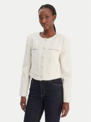 Guess Marynarka W6RL54 WJ632 Écru Regular Fit. Żakiety damskie Guess, m, z aplikacjami, z syntetyku. Za 699.99 zł.
