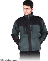 R.E.I.S. COLORADO - bluza polarowa - granatowo-czarno-żółty L. Czarne bluzy męskie R.E.I.S., l, bez wzorów, z polaru, bez kaptura. Za 157.49 zł.