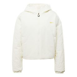 Damska kurtka z kapturem zapinana na zamek Reebok Thermowarm+Graphene. Białe kurtki damskie Reebok, l, bez wzorów, z kapturem. W wyprzedaży za 271.20 zł.