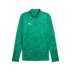 Bluza treningowa z zamkiem błyskawicznym 1/4 Puma Cup. Zielone bluzy męskie Puma, bez wzorów, bez kaptura. Za 345.00 zł.
