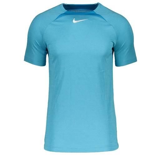 Koszulka treningowa męska Nike Academy. Niebieskie koszulki sportowe męskie Nike, m, bez wzorów, bez kołnierzyka, bez ramiączek, do piłki nożnej. Za 118.95 zł.