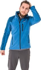 Hi-Tec Polar męski Monar Vallaranta Blue/Dark Blue/Sun-Dried Tomato r. L. Niebieskie bluzy męskie Hi-tec, l, bez wzorów, z polaru, bez kaptura. Za 123.66 zł.
