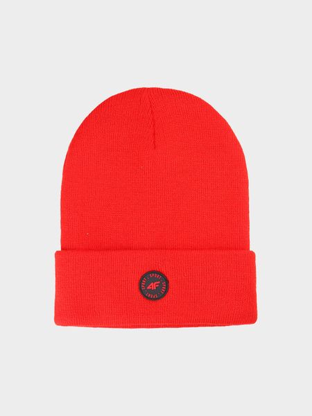 4F Czapka zimowa dziecięca - pomarańczowa Uniwersalny. Brązowe buty zimowe dziewczęce 4f, bez wzorów, z syntetyku, bez zapięcia. Za 39.99 zł.