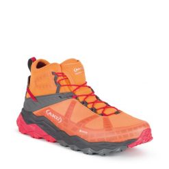Buty trekkingowe męskie Aku Flyrock GTX. Brązowe trekkingi męskie Aku, trekkingowe. Za 399.00 zł.