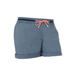 Szorty ADVENTURE 100. Niebieskie szorty damskie TRIBORD. W wyprzedaży za 49.99 zł.