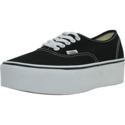 Buty VANS VN0A5KXXBMX1 AUTHENTIC STACKFORM Czarny. Czarne obuwie sportowe damskie Vans, bez wzorów, z tkaniny, na fitness i siłownię. Za 355.99 zł.