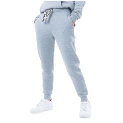 Spodnie sportowe damskie Drawstring Joggers. Szare spodnie sportowe damskie Hype, bez wzorów, z bawełny, trekkingowe. Za 109.99 zł.