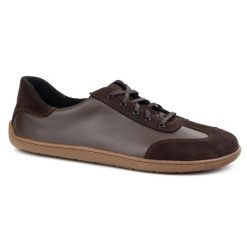 Buty barefoot minimalistyczne skórzane WASAK 0744W brązowe. Brązowe półbuty damskie bez wzorów, ze skóry, bez obcasa, bez zapięcia. Za 484.00 zł.