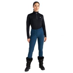 Spodnie Narciarskie Womens/Ladies Upshape IV. Niebieskie spodnie snowboardowe damskie Dare 2b, bez wzorów, z elastanu, na fitness i siłownię. Za 101.99 zł.