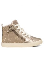 Geox Sneakersy J Gisli Girl J664ND 0AUAJ C5005 D Złoty. Żółte buty sportowe dziewczęce Geox, bez wzorów, ze skóry, bez zapięcia. Za 269.99 zł.