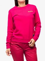 Bluza bez kaptura damska La Sportiva Climbing on the Moon Sweatshirt. Czerwone bluzy damskie La Sportiva, l, bez wzorów, z bawełny, bez kaptura. Za 352.25 zł.