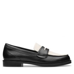 Mokasyny Clarks. Czarne mokasyny damskie Clarks. Za 379.99 zł.
