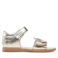 Sandały Lasocki Kids. Żółte sandały dziewczęce Lasocki Kids, bez zapięcia. Za 149.99 zł.