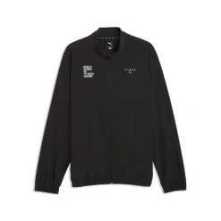 Męska kurtka PUMA x HYROX PWRMODE PUMA. Czarne kurtki sportowe męskie Puma, na jesień, l, bez wzorów, z materiału, na fitness i siłownię. Za 399.00 zł.