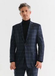 PAKO LORENTE – Granatowa marynarka garniturowa. Marynarki męskie Pako Lorente, bez wzorów, eleganckie. Za 1,699.99 zł.