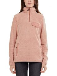 Bluza damska Fundango Vinona Fleece. Czerwone bluzy damskie Fundango, na zimę, s, bez wzorów, z materiału, bez kaptura. Za 219.90 zł.