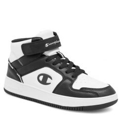 Sneakersy Champion. Czarne półbuty chłopięce Champion, bez wzorów, bez zapięcia. Za 219.99 zł.