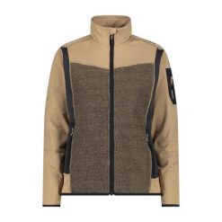 Kurtka damska CMP. Brązowe kurtki damskie CMP, bez wzorów, bez kaptura, trekkingowe. Za 331.15 zł.