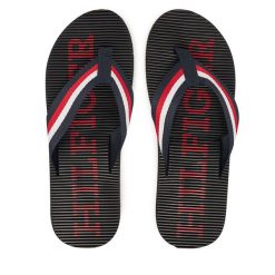 Japonki Tommy Hilfiger. Niebieskie klapki męskie Tommy Hilfiger. Za 139.99 zł.