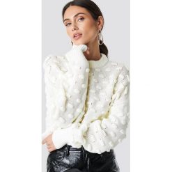 NA-KD Sweter Bubble - White. Swetry damskie marki NA-KD. Za 161.95 zł.