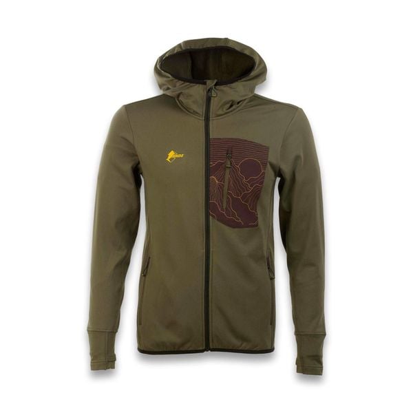 Bluza Ande Eccles Dorośli. Zielone bluzy męskie ANDE, m, bez wzorów, z materiału, bez kaptura, do biegania. Za 372.99 zł.