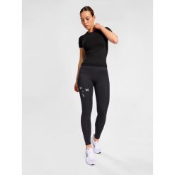 Damskie legginsy Hummel Active Court HW. Czarne legginsy damskie Hummel, bez wzorów, na fitness i siłownię. Za 234.00 zł.
