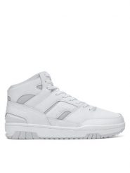 SHAQ Buty do koszykówki BREAKER MID AQ95013M-WS Biały. Białe buty sportowe męskie Shaq, ze skóry, bez zapięcia, do koszykówki. Za 198.99 zł.