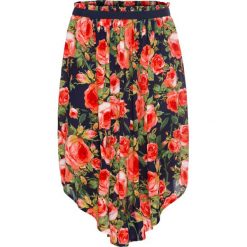Szeroka spódniczka midi bonprix ciemnoniebieski w kwiaty. Spódnice damskie marki bonprix. Za 49.99 zł.