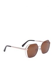 Nine West Okulary przeciwsłoneczne CEO-NW55240S Złoty. Żółte okulary przeciwsłoneczne damskie Nine West. Za 149.99 zł.