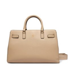 Torebka Tommy Hilfiger. Brązowe torebki do ręki damskie Tommy Hilfiger, bez wzorów, klasyczne, bez dodatków. Za 649.99 zł.