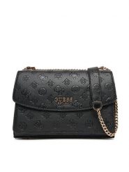 Guess Torebka Phoebe HWPD96 65210 Czarny. Czarne listonoszki damskie Guess, z aplikacjami, ze skóry, bez dodatków. Za 299.99 zł.