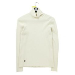 Damski biały sweter z golfem. Białe swetry damskie Ralph Lauren, l, bez wzorów, eleganckie, bez kołnierzyka, bez ramiączek, bez kaptura. Za 102.20 zł.