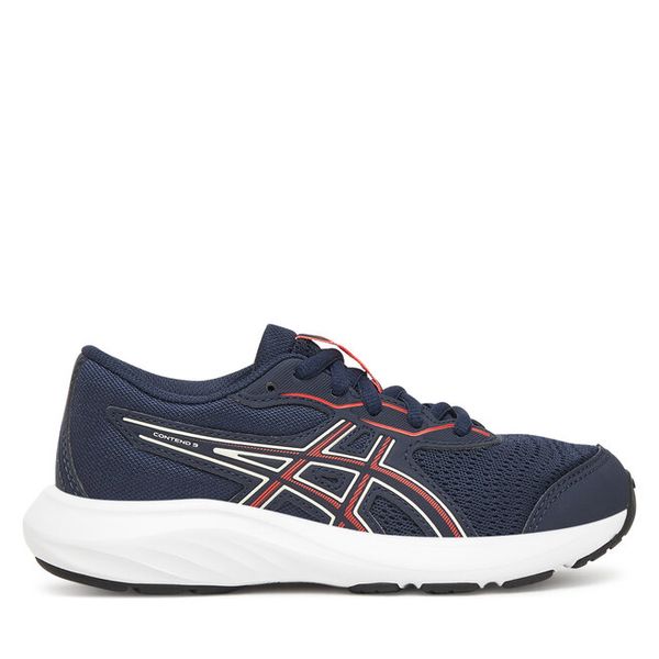 Buty do biegania Asics. Niebieskie buty sportowe dziewczęce Asics, bez wzorów, bez zapięcia, do biegania. Za 189.99 zł.